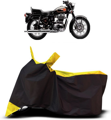 VESMEI Two Wheeler Cover for Royal Enfield(Bullet 350 Twinspark, Yellow)