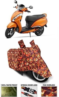 B R Enterprisez Waterproof Two Wheeler Cover for TVS(Jupiter, Multicolor)