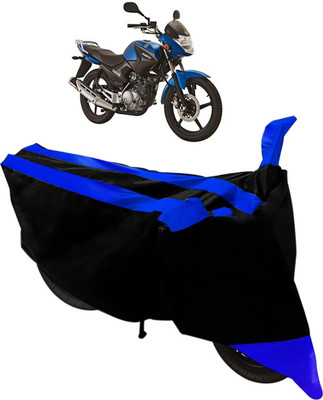 Mdstar Waterproof Two Wheeler Cover for Yamaha(YBR 125, Black, Blue)