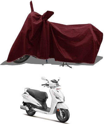 AESTRYD Two Wheeler Cover for Hero(Duet 125CC, Maroon)