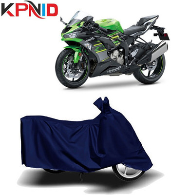 KPNID Waterproof Two Wheeler Cover for Kawasaki(Ninja ZX-6R, Blue)