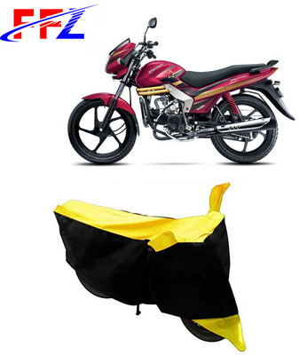 FFZ Waterproof Two Wheeler Cover for Mahindra(Centuro Rockstar, Black, Yellow)