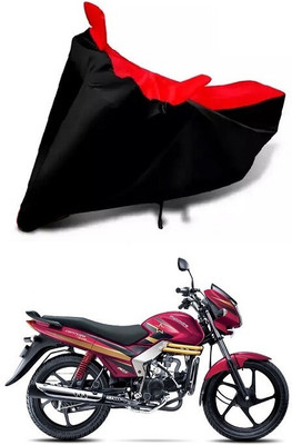 DeepShakshi AUTOMOTIVE Waterproof Two Wheeler Cover for Mahindra(Centuro Rockstar, Red, Black)
