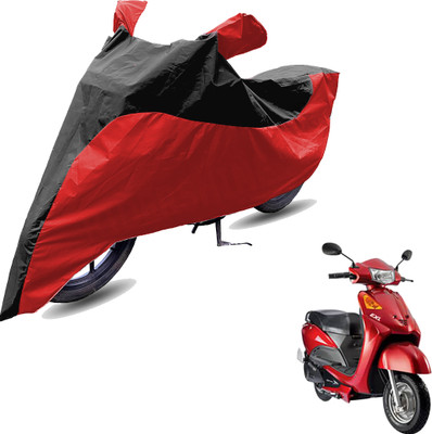 RiderShine Two Wheeler Cover for Indus(Yo EXL, Red, Black)