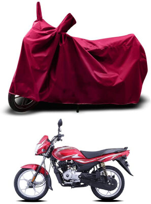 KEDIT Two Wheeler Cover for Bajaj(Platina 100 DTS-i, Maroon)