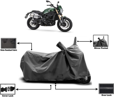 Amexride Two Wheeler Cover for Benelli(Leoncino 800, Grey)