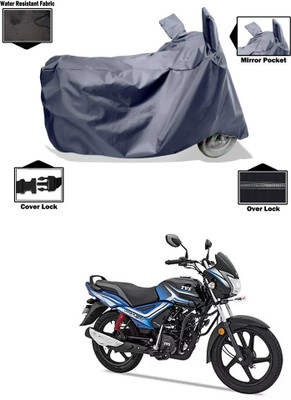 PAGORA Waterproof Two Wheeler Cover for TVS(Star City Plus BS6, Grey)