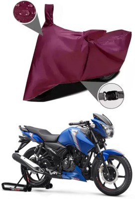 EGAL Waterproof Two Wheeler Cover for TVS(Apache RTR 160, Maroon)