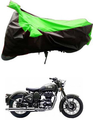 APNEK Waterproof Two Wheeler Cover for Royal Enfield(Battle Green, Multicolor)