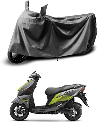 Gali Bazar Waterproof Two Wheeler Cover for Suzuki(Grey)