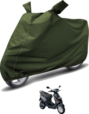 Caronix Waterproof Two Wheeler Cover for Hero(E Sprint, Green)