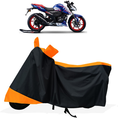 Tricway Two Wheeler Cover for TVS(Apache RTR 165 RP, Orange)