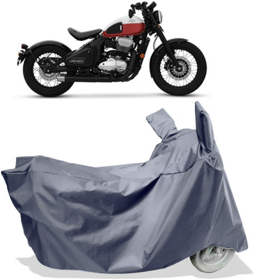 Amexride Two Wheeler Cover for JAWA(42, Grey)