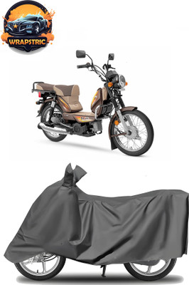 WRAPSTRIC Waterproof Two Wheeler Cover for TVS(XL 100, Grey)