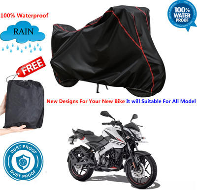 OliverX Waterproof Two Wheeler Cover for Bajaj(Pulsar NS 160, Black)