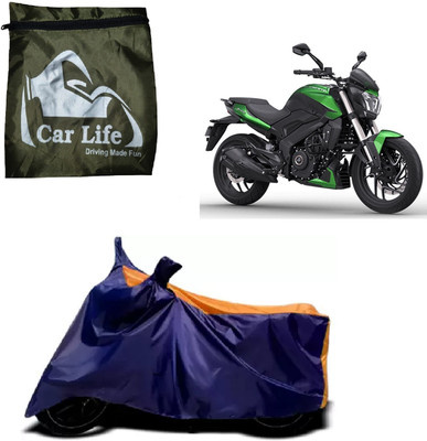 Car Life Two Wheeler Cover for Bajaj(Dominar 250, Orange, Blue)