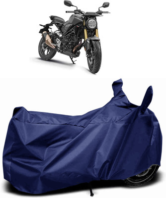 Mdstar Waterproof Two Wheeler Cover for Honda(CB300R, Blue)