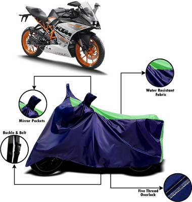 AUCTIMO Two Wheeler Cover for KTM(RC 390, Multicolor)