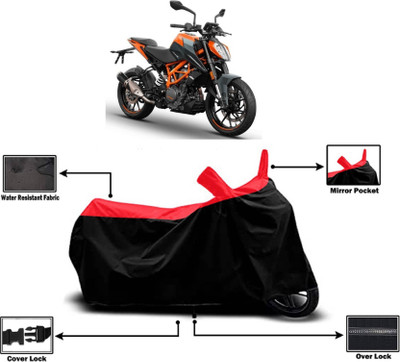KEDIT Two Wheeler Cover for KTM(390 Duke, Red)