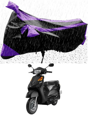 MMSSTAR Waterproof Two Wheeler Cover for Indus(Yo EXL, Purple, Black)