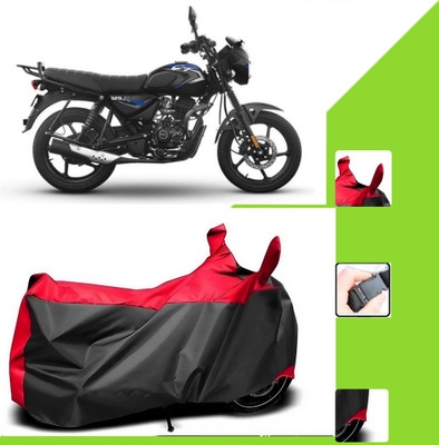 WMIZEXA Two Wheeler Cover for Bajaj(CT 125X, Black, Red)