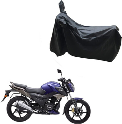 KEDIT Two Wheeler Cover for TVS(Raider, Black)