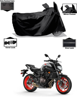 PAGORA Waterproof Two Wheeler Cover for Yamaha(MT 07, Black)