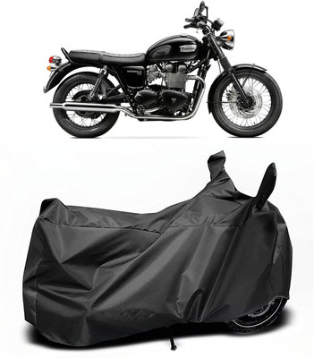 MADAFIYA Two Wheeler Cover for Triumph(Bonneville T100, Black)