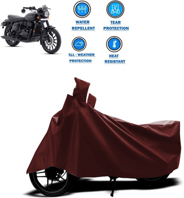 CODOKI Waterproof Two Wheeler Cover for JAWA(Maroon)
