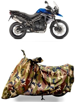 VESMEI Waterproof Two Wheeler Cover for Triumph(Tiger 800 XR, Multicolor)