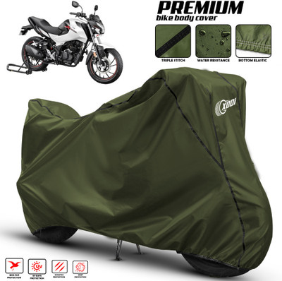 xodi Waterproof Two Wheeler Cover for Hero(Xtreme, Green, Black)