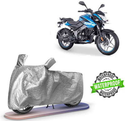 Autoinnovation Waterproof Two Wheeler Cover for Bajaj, Universal For Bike(Pulsar NS125, Silver)