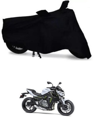 APNEK Waterproof Two Wheeler Cover for Kawasaki(Z650, Black)