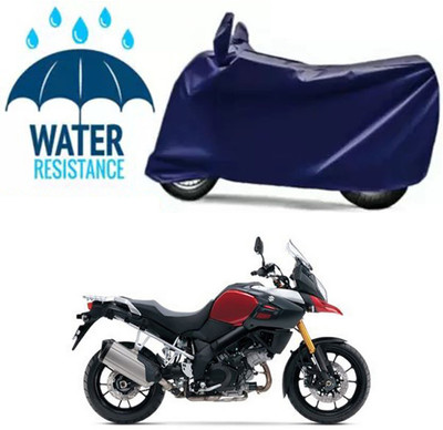 Furious3D Two Wheeler Cover for Suzuki(V Strom 1000, Blue)