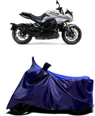 VESMEI Two Wheeler Cover for Suzuki(Katana, Blue)