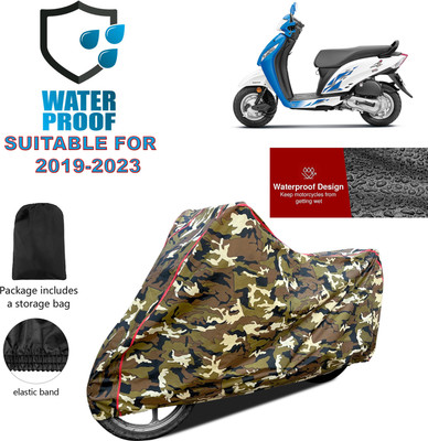 PAGORA Waterproof Two Wheeler Cover for Honda(Activa i, Yellow)