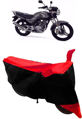 DeepShakshi AUTOMOTIVE Two Wheeler Cover for Yamaha(YBR 125, Red, Black)