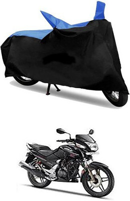 Mdstar Waterproof Two Wheeler Cover for Hero(CBZ, Blue, Black)