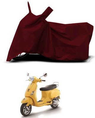 VESMEI Two Wheeler Cover for Vespa(VXL 150 BS6, Red)