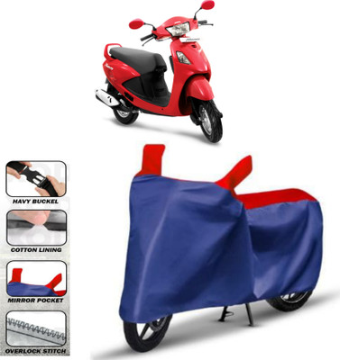 WMIZEXA Two Wheeler Cover for Hero(Pleasure, Red)