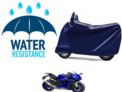 DeepShakshi AUTOMOTIVE Waterproof Two Wheeler Cover for Yamaha(YZF R1, Blue)