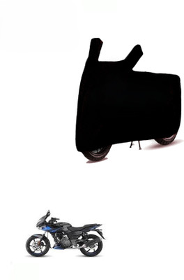 DeepShakshi AUTOMOTIVE Two Wheeler Cover for Bajaj(Pulsar 220 BS6, Black)