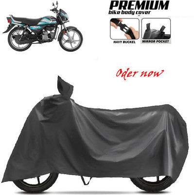 SK AUTO Waterproof Two Wheeler Cover for Bajaj, Hero, Honda, TVS, Ola(Black)