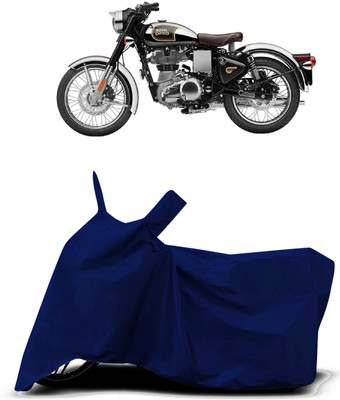 VESMEI Two Wheeler Cover for Royal Enfield(Classic Gunmetal, Blue)