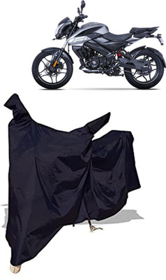 Amexride Two Wheeler Cover for Bajaj(Pulsar 160 NS DTS-i, Black)