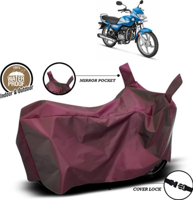 AASHTIK MART Two Wheeler Cover for Hero(MotoCorp HF Deluxe, Maroon)