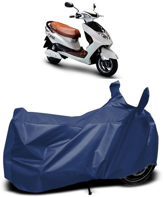 MADAFIYA Waterproof Two Wheeler Cover for Okinawa(Raise, Blue)