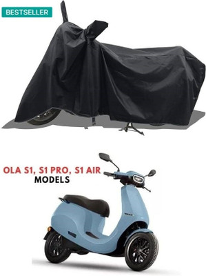 SK AUTO Waterproof Two Wheeler Cover for Ola(Black)