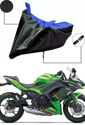 Best Buy Collection Waterproof Two Wheeler Cover for Kawasaki(Ninja H2 SX, Blue)