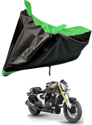 Auto Hub Two Wheeler Cover for TVS(Zeppelin, Green)